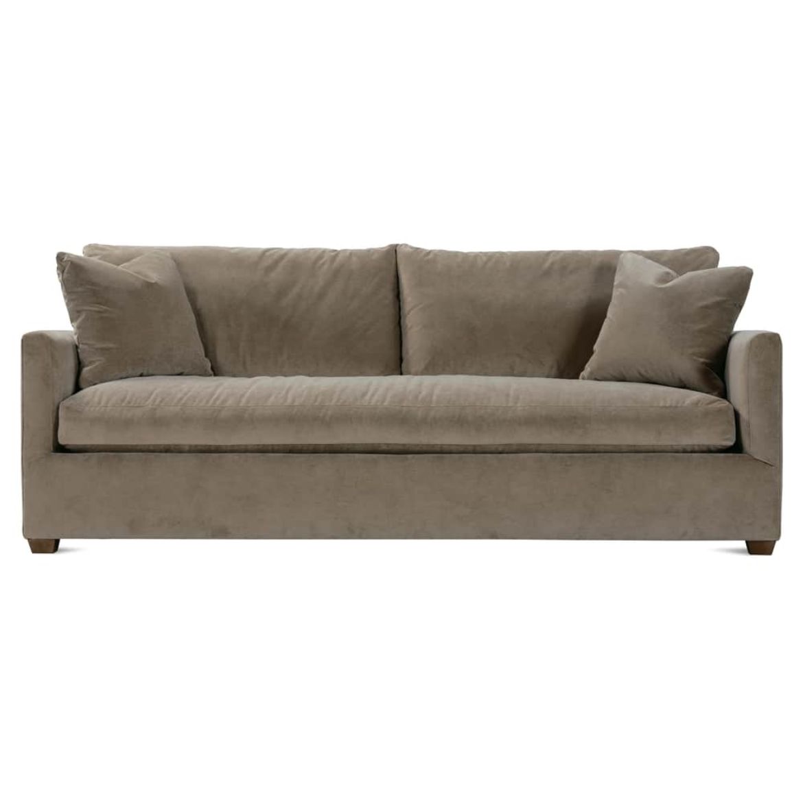 89" Lilah Sofa — Fawn Brushed Velvet | Rowe Quick Ship