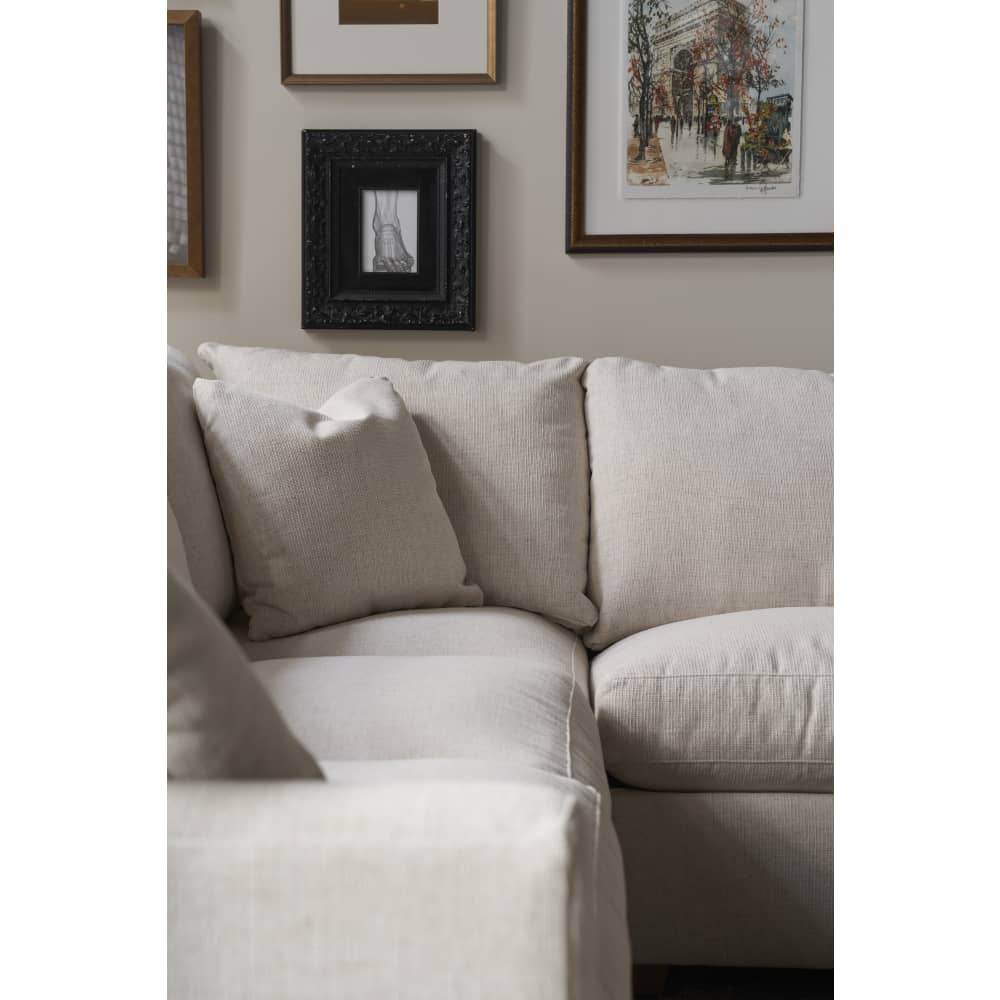 106" × 110" Lilah 2-Piece Sectional — Plush Crypton Chenille — additional Rowe photo 3