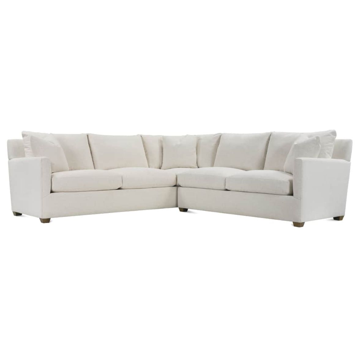 106" × 110" Lilah 2-Piece Sectional — Plush Crypton Chenille