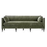 90" Madeline Sofa — Antiqued Moss Velvet | Rowe Quick Ship