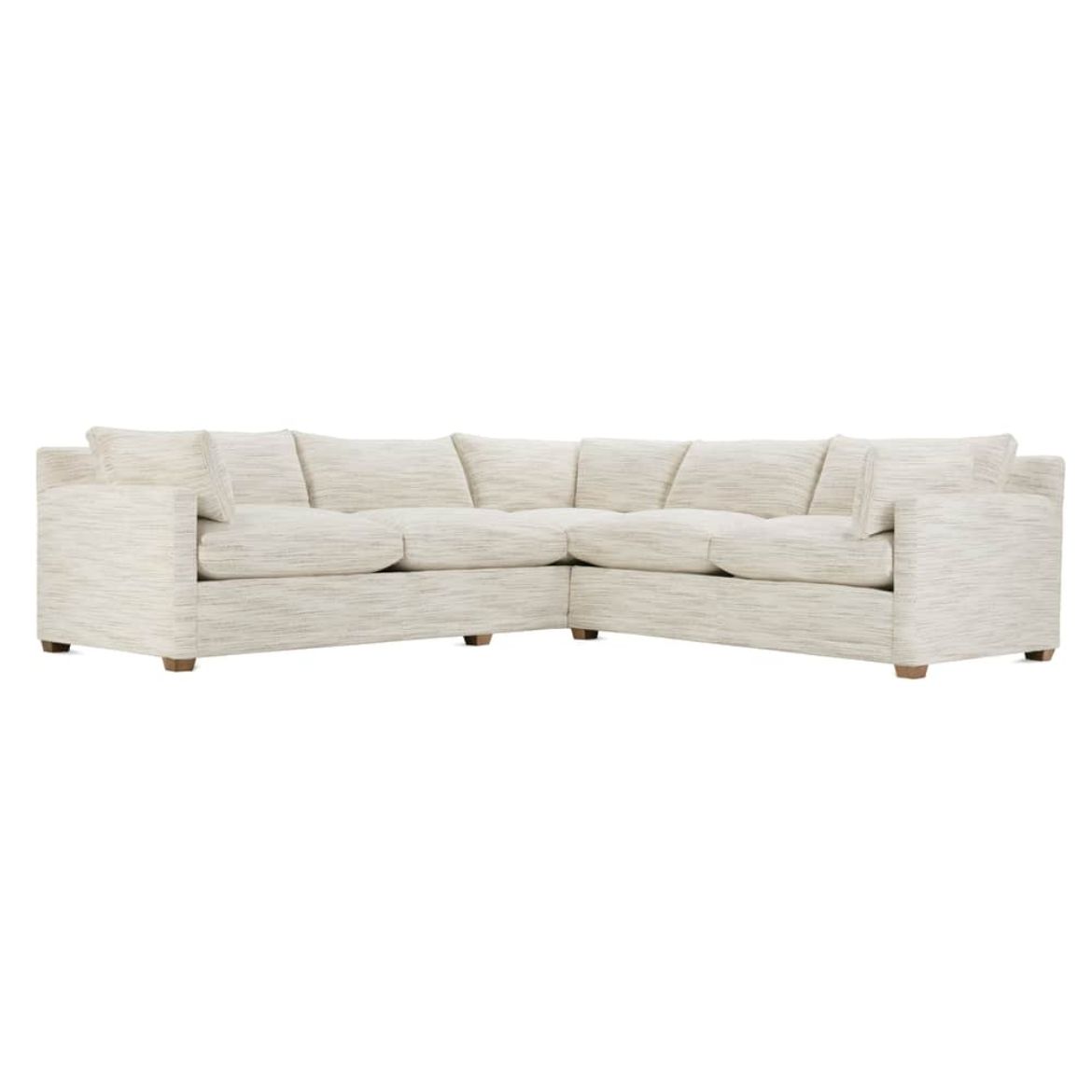 Sylvie 2-Piece Sectional — Fabric 13032-43 | Rowe Quick Ship
