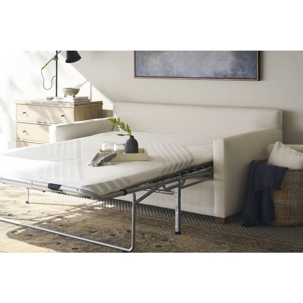 75" Sylvie Queen Serenity Sleeper — Nomad Snow | Rowe Quick Ship — Rowe room and detail photo