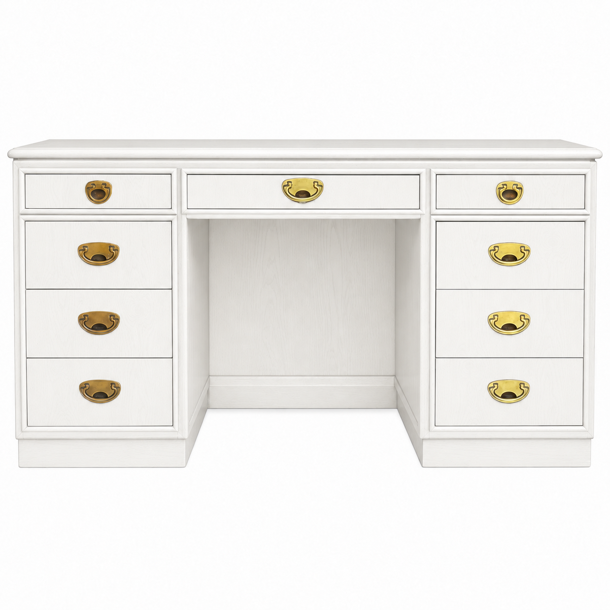 Vintage desk #09012 — white