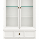 Drexel vintage hutch #09010 — white finish preview