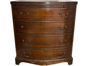28" Unfinished 4 Drawer Vintage Dresser #07941