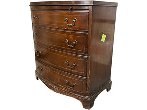28" Unfinished 4 Drawer Vintage Dresser #07940