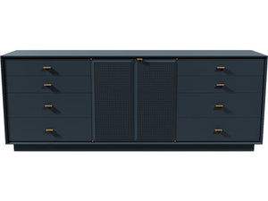 77.5" Unfinished 6 Drawer 2 Door Founders Vintage Buffet #07540
