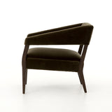Gary Club Chair - Olive Green