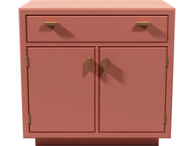 Load image into Gallery viewer, 24&quot; Unfinished 1 Drawer 2 Door Vintage Single Nightstand #07529
