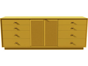 77.5" Unfinished 6 Drawer 2 Door Founders Vintage Buffet #07540