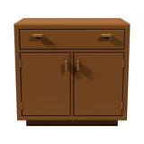 24" Unfinished 1 Drawer 2 Door Vintage Single Nightstand #07529