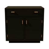 24" Unfinished 1 Drawer 2 Door Vintage Single Nightstand #07529
