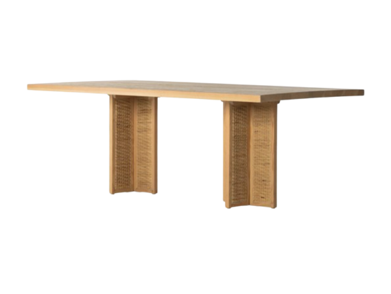 Levon Dining Tables - Natural Woven