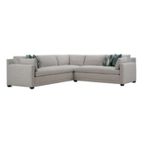 Wells Modern Classic Upholstered Bench Seat Sectional