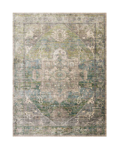 Farro Distressed Power-Loomed Polyester Rug