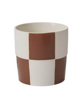 Load image into Gallery viewer, Terracotta Checkerboard Pot Large
