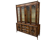 Load image into Gallery viewer, 68.5&quot; Unfinished 6 Door 3 Drawer Vintage Hutch #07431
