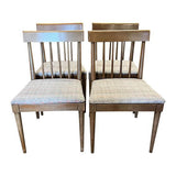 19.5" Unfinished Vintage Chair Set of 4 #07552