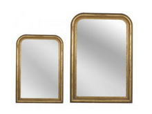 Load image into Gallery viewer, Louis Golden Wood Framed Mirror
