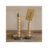 Wood Sphere Clip Stand