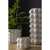 White Ceramic Bubble Pot Extra Small