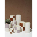 Terracotta Checkerboard Pot Large