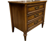 Load image into Gallery viewer, 26&quot; Unfinished 3 Drawer Vintage Single Nightstand #07510
