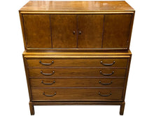Load image into Gallery viewer, 42.5&quot; Finished 4 Drawer 2 Door Vintage Tallboy #07989: At Our Munster Location
