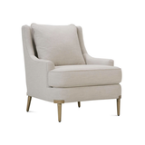 Rae Loose Pillow Back Metal Finish Chair