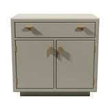 24" Unfinished 1 Drawer 2 Door Vintage Single Nightstand #07529