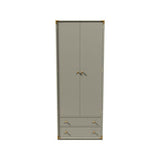 32" Unfinished 2 Door 2 Drawer Stanley Vintage Hutch #07046