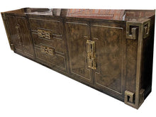 Load image into Gallery viewer, 105&quot; Unfinished 4 Door 3 Drawer Mastercraft Furniture co. Vintage Buffet #07991

