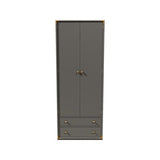 32" Unfinished 2 Door 2 Drawer Stanley Vintage Hutch #07046