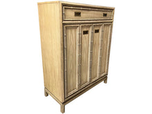 Load image into Gallery viewer, 42&quot; Unfinished Thomasville Vintage Bamboo Style Tallboy #07607

