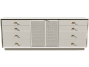 77.5" Unfinished 6 Drawer 2 Door Founders Vintage Buffet #07540
