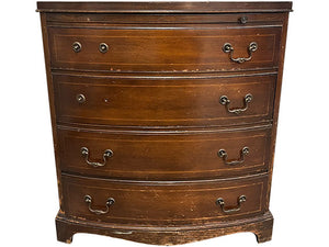 28" Unfinished 4 Drawer Vintage Dresser #07941