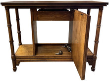 Load image into Gallery viewer, 54&quot; Finished 1 Door Vintage Bar Cart #07469: At Our Munster Location

