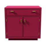 24" Unfinished 1 Drawer 2 Door Vintage Single Nightstand #07529