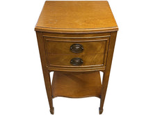 Load image into Gallery viewer, 15&quot; Finished in Marseilles 2 Drawer Vintage Single Nightstand #08112: At Our Munster, IN Location
