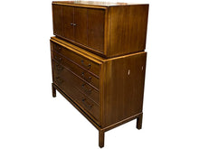 Load image into Gallery viewer, 42.5&quot; Finished 4 Drawer 2 Door Vintage Tallboy #07989: At Our Munster Location
