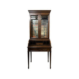 31.5" Unfinished 2 Drawer 2 Door Vintage Hutch #08207
