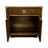 24.5" Unfinished 1 Drawer 2 Door Vintage Single Nightstand #07518