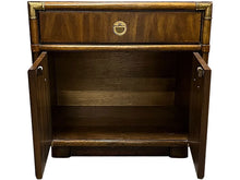 Load image into Gallery viewer, 24.5&quot; Unfinished 1 Drawer 2 Door Vintage Single Nightstand #07518
