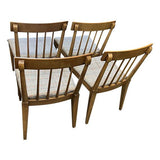 19.5" Unfinished Vintage Chair Set of 4 #07552