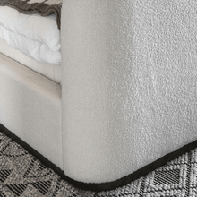 Load image into Gallery viewer, Avery textured upholstered cream bed
