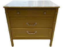 Load image into Gallery viewer, 30&quot; Finished 3 Drawer Thomasville Bamboo Dresser #07547
