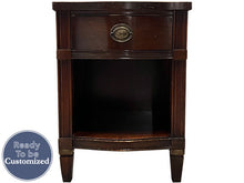 Load image into Gallery viewer, 19&quot; Unfinished 1 Drawer  Vintage Single Nightstand #07972
