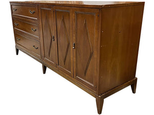 68" Unfinished 3 Drawer Broyhill Vintage Buffet #07508