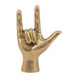 I Love You Brass Hand Accessory