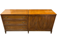 Load image into Gallery viewer, 68&quot; Finished Hepburn High Gloss 3 Drawer Broyhill Vintage Buffet #07508
